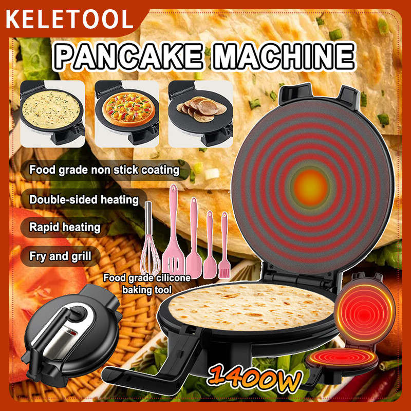 Electric Multi Functional Pancake Maker Non Stick Flat Bread Pizza ...
