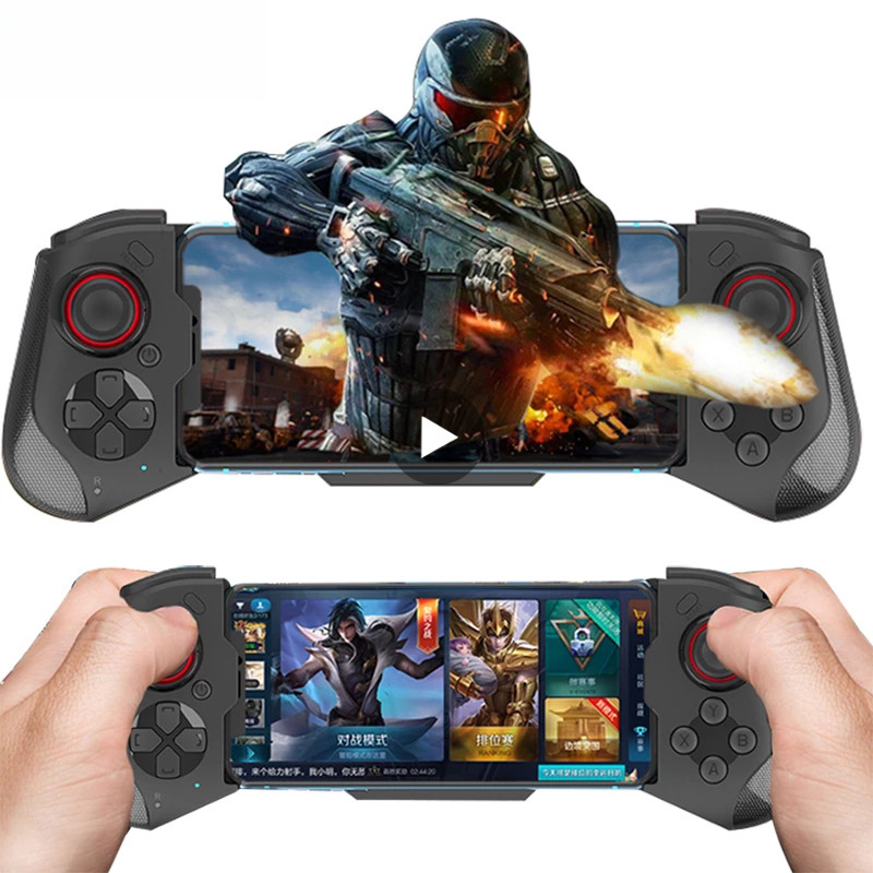 Cell Phone Gamepad Joystick For iPhone Android Control Bluetooth ...