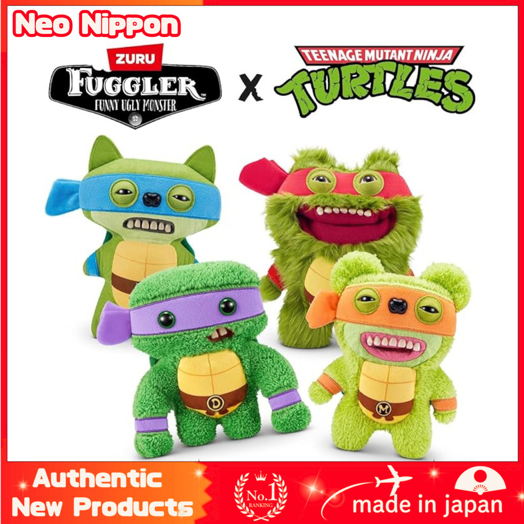 Fuggler Teenage Mutant Ninja Turtles Plush Toy Collection | Shopee ...