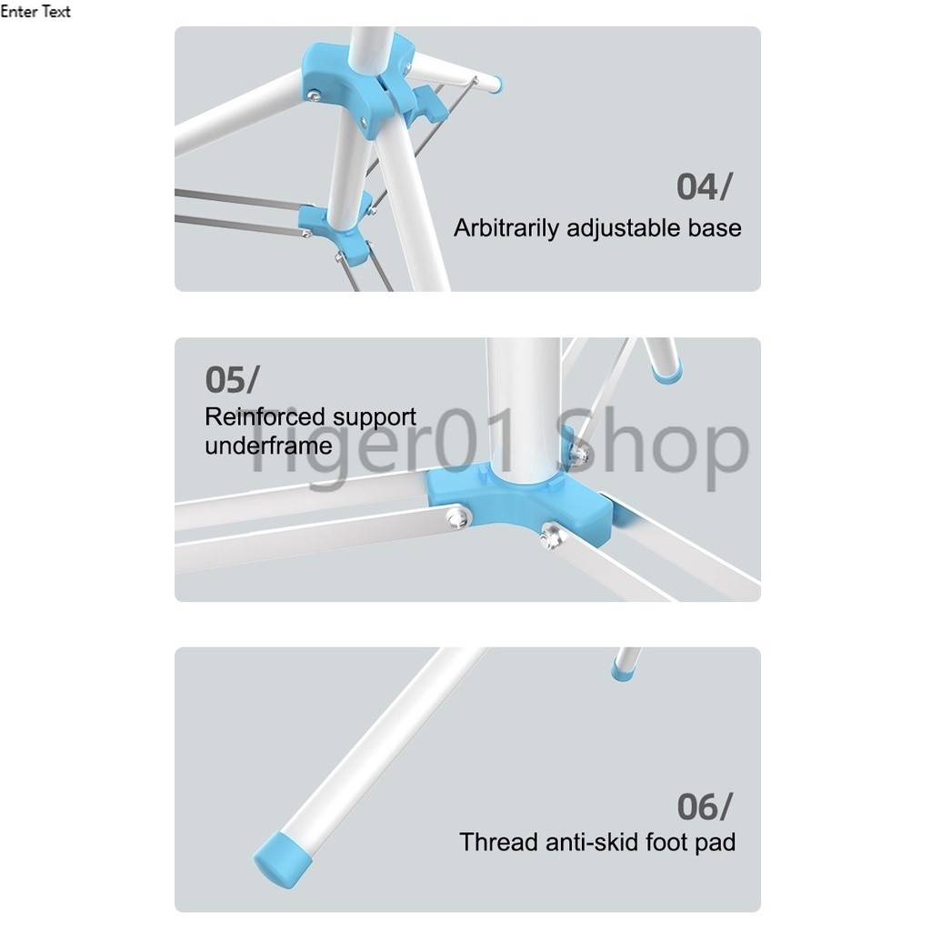 【SG STOCK】 Foldable Clothes Drying Rack | Non-Rust Laundry Rack for ...