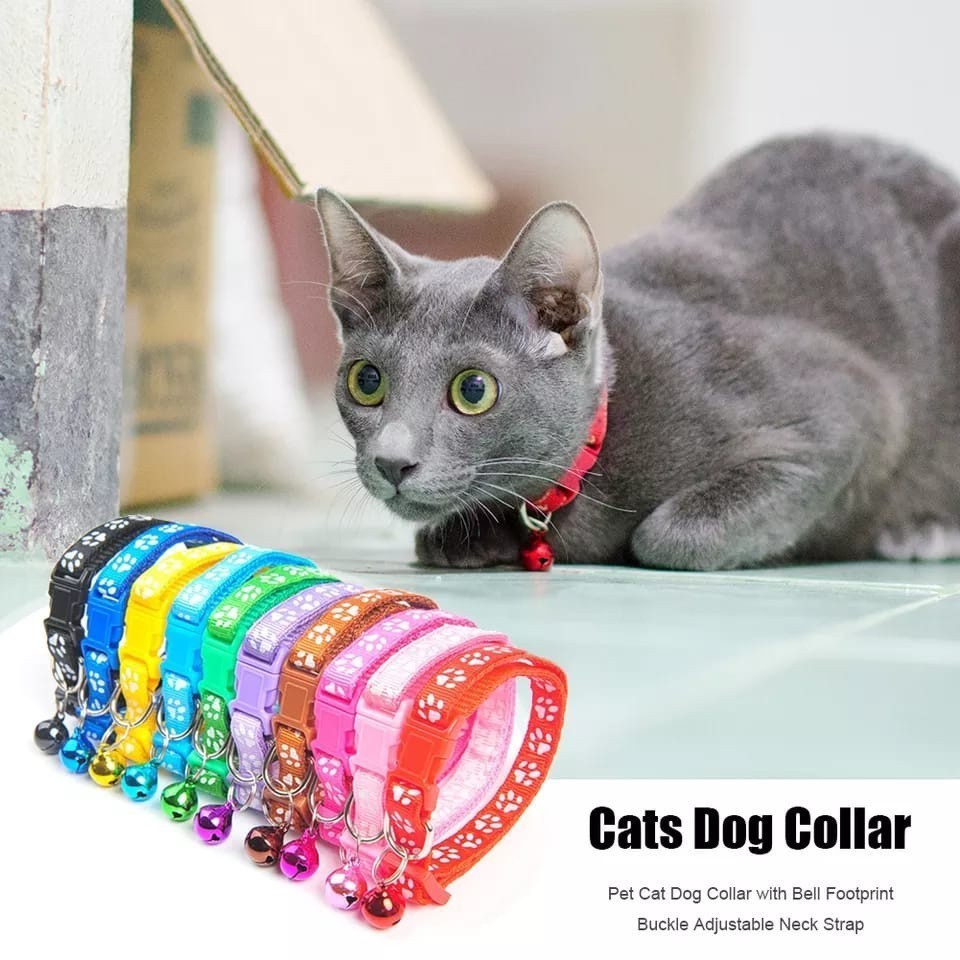 Kalung Kucing Anjing Lucu Dengan Lonceng Nyaman - Gambar 3