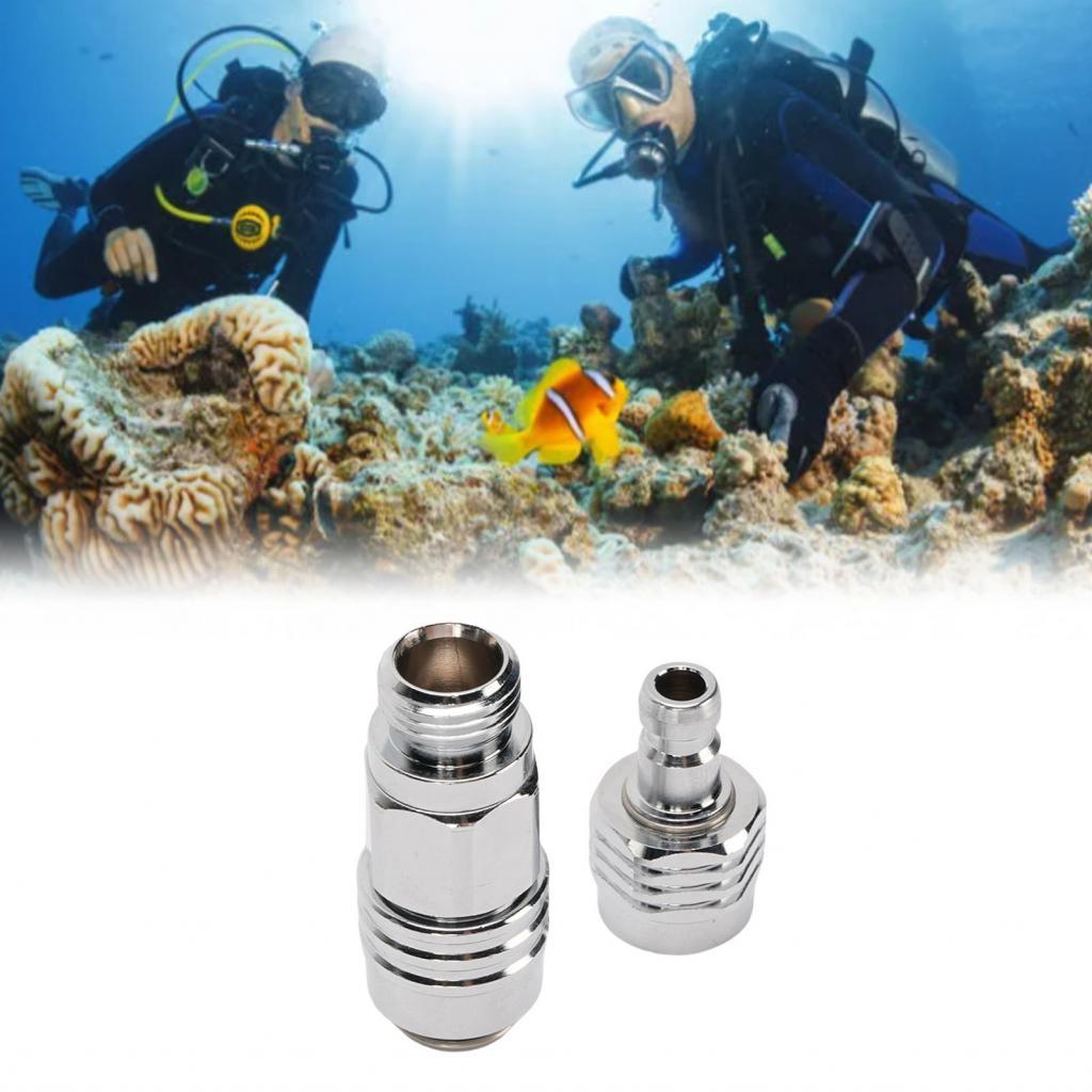Scuba Diving Adapter Quick Connect Male Female 9/16 To BCD Interface ...