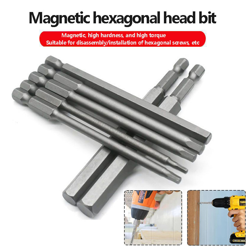 Fast Ship⚡Pneumatic Extended Hex Bit Electric Drill Bit H1.5-H8 8PCS ...