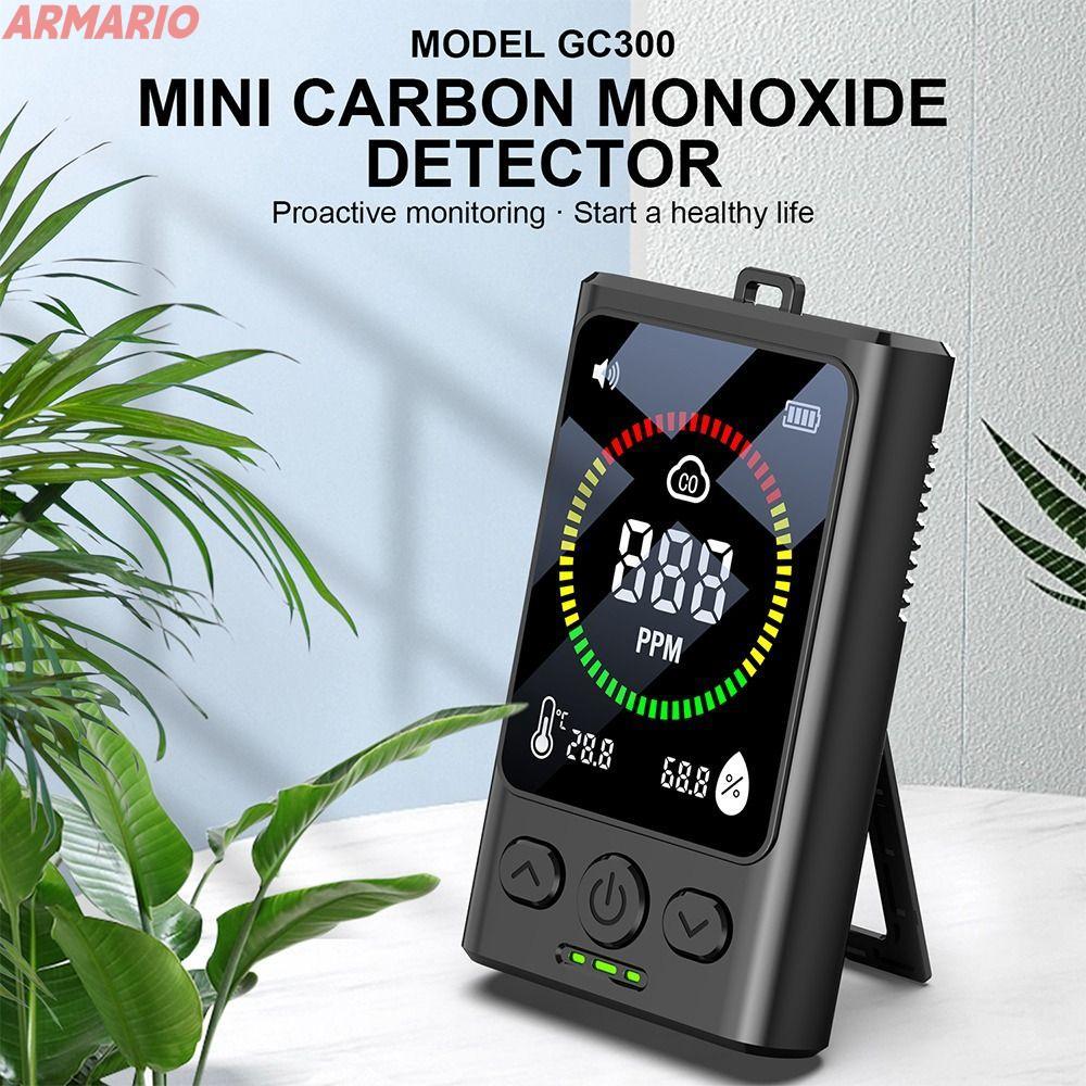 ARMARIO Digital Carbon Monoxide Alarm, 3-in-1 Portable Carbon Monoxide ...