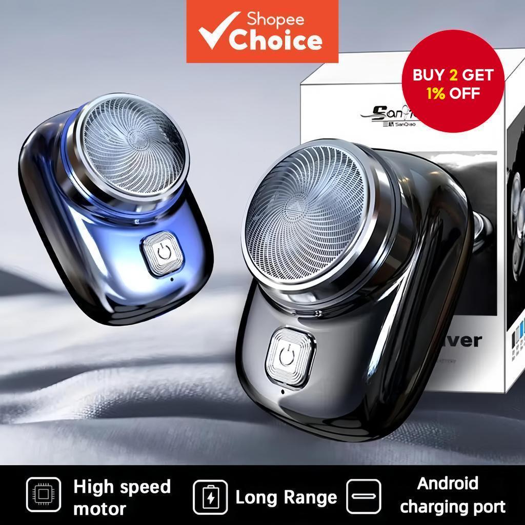 Mini Portable Electric Shaver IPX4 Waterproof Pocket Razor Beard ...