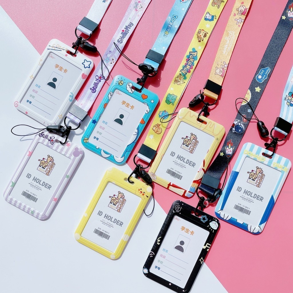 POPmaker ID Card Holder Astronot Kawaii Praktis - Gambar 3