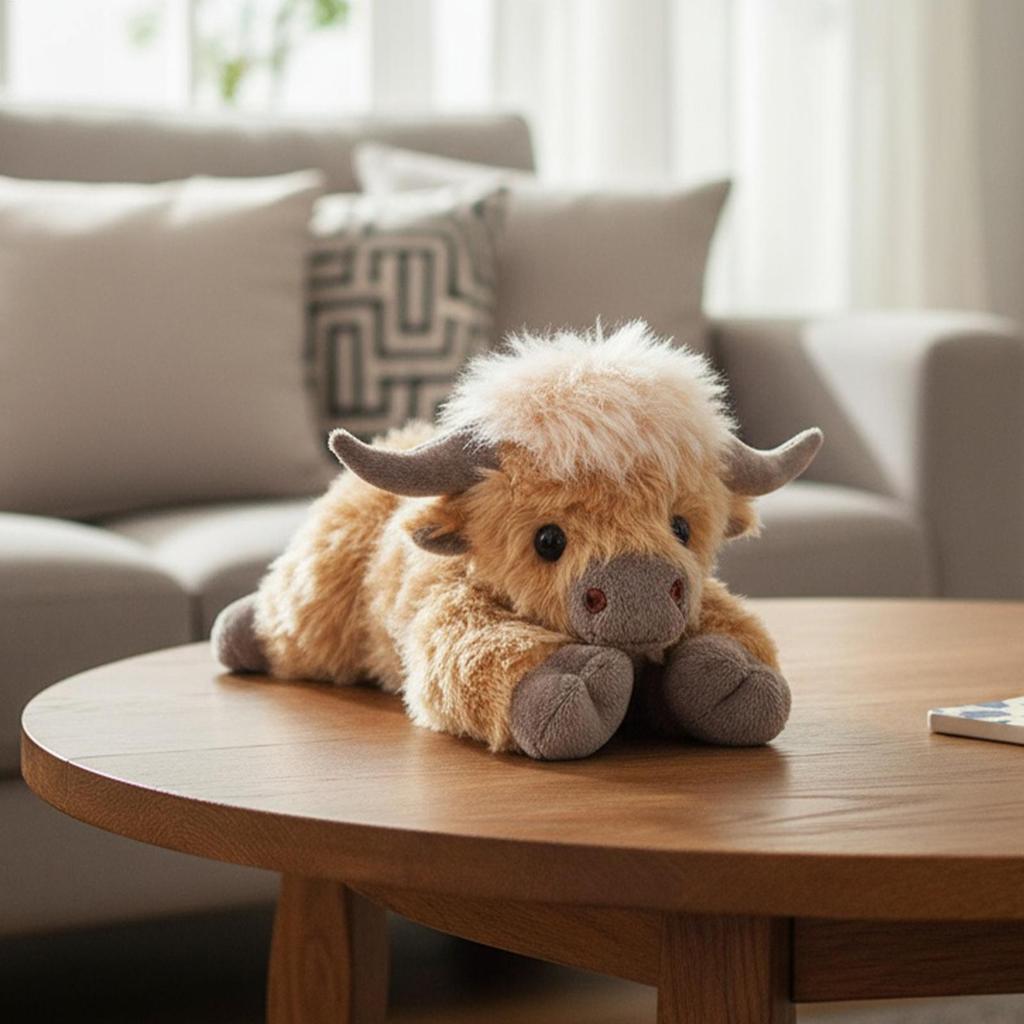 Highland Cow Plush Toy Highland Cow Stuffed Animal Plush Decor ...