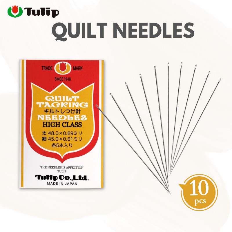 TULIP Quilt Tacking Needles High Class Assorted Set (10 pcs) | Shopee ...