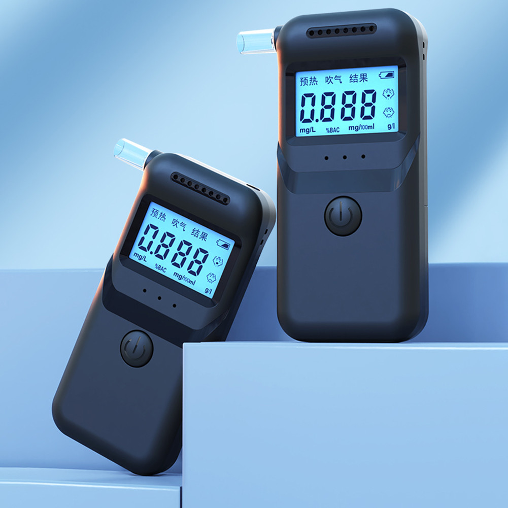 [New] Digital Alcohol Breath Tester Accurate LCD Display Handheld ...