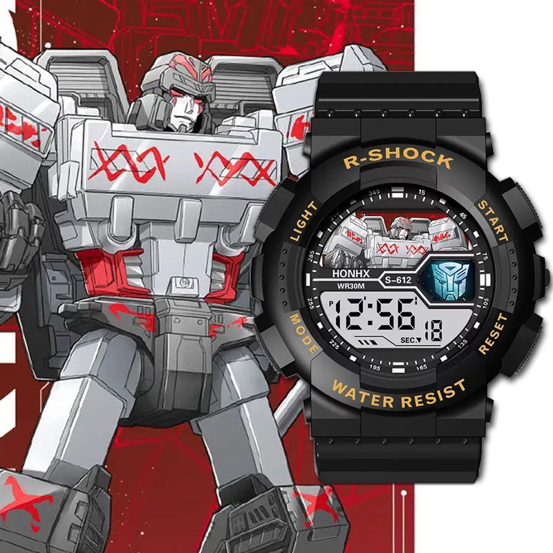 [Children Cartoon Watch] Transformers Optimus Prime Bumblebee Megatron ...