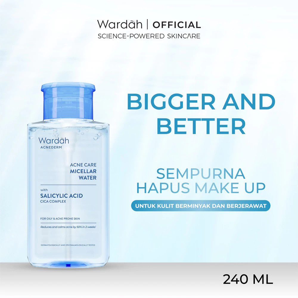 [PRE-ORDER] Wardah Acnederm Acne Care Micellar Water [DUP] - Gambar 3