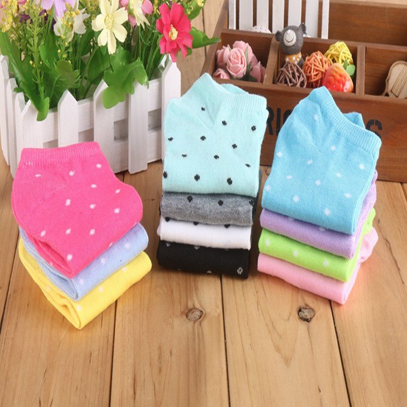 POPmaker shop Kaos Kaki Wanita Motif Love Real Picture - Import, Bahan Nyaman dan Desain yang Menawan COD - Gambar 3