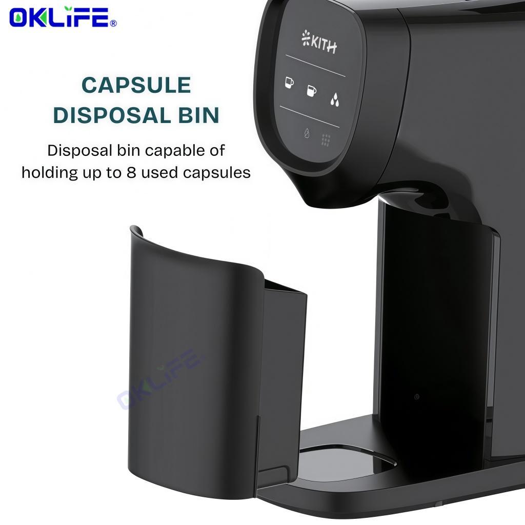 KITH CCM-1L-BK / WH AVA Capsule Coffee Machine Multi-Function Espresso Maker for Home & Office view 3