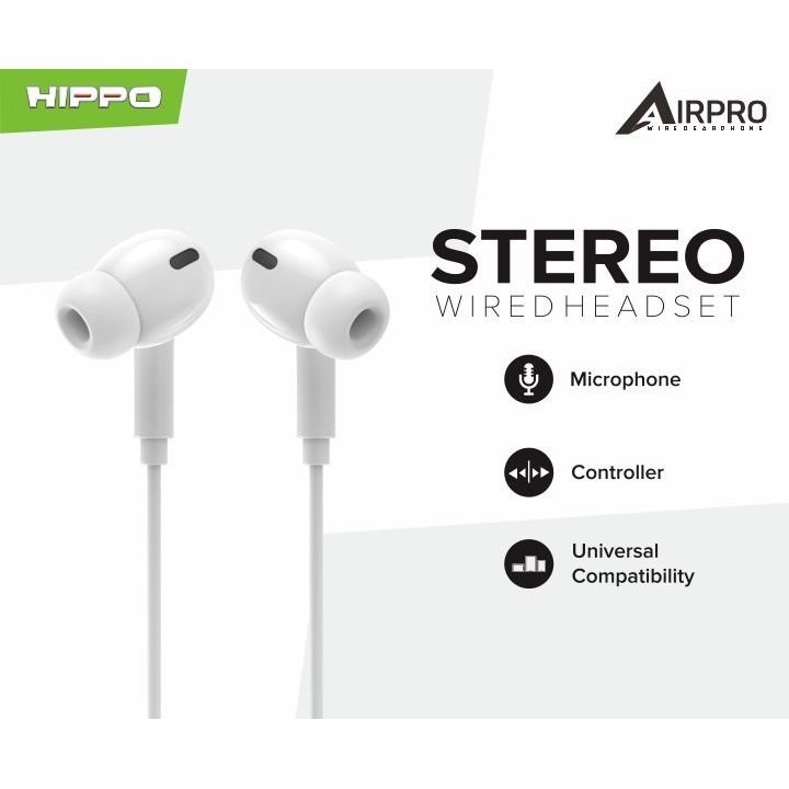 Hippo Airpro Handsfree Stereo Clear and Powerfull - Gambar 3