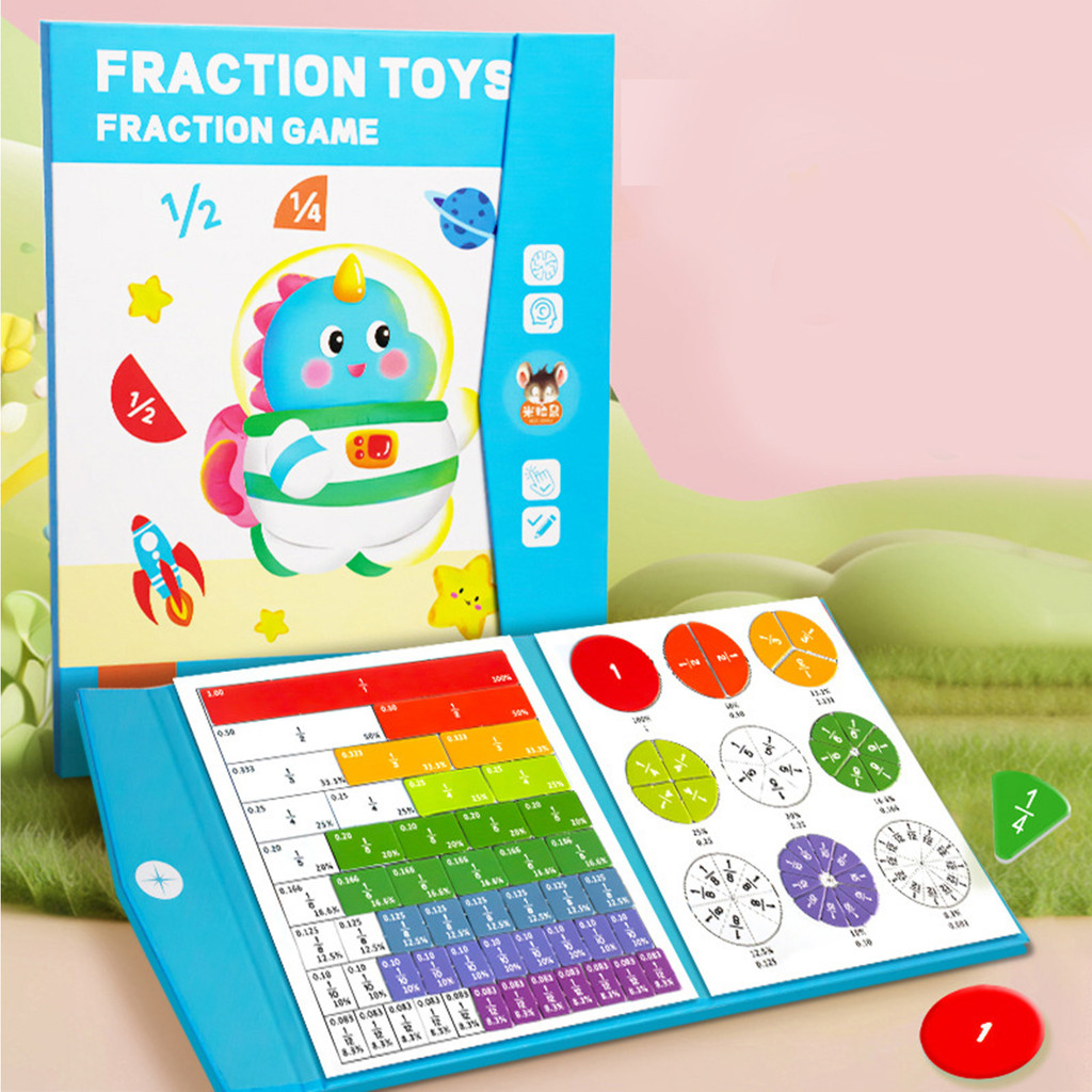 [New] Magnetic Elementary Fraction Manipulatives W/ Fraction Tiles ...