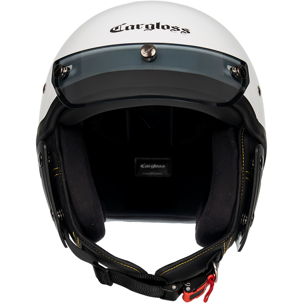 Cargloss CFS Chips Retro Helm Half Face - White - Gambar 4