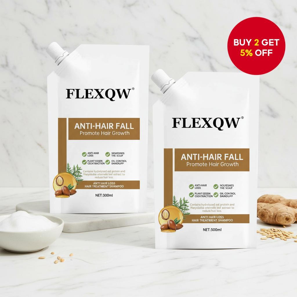 Anti Hair Loss Shampoo Bundle, Supports All Hair Types, Contains ...