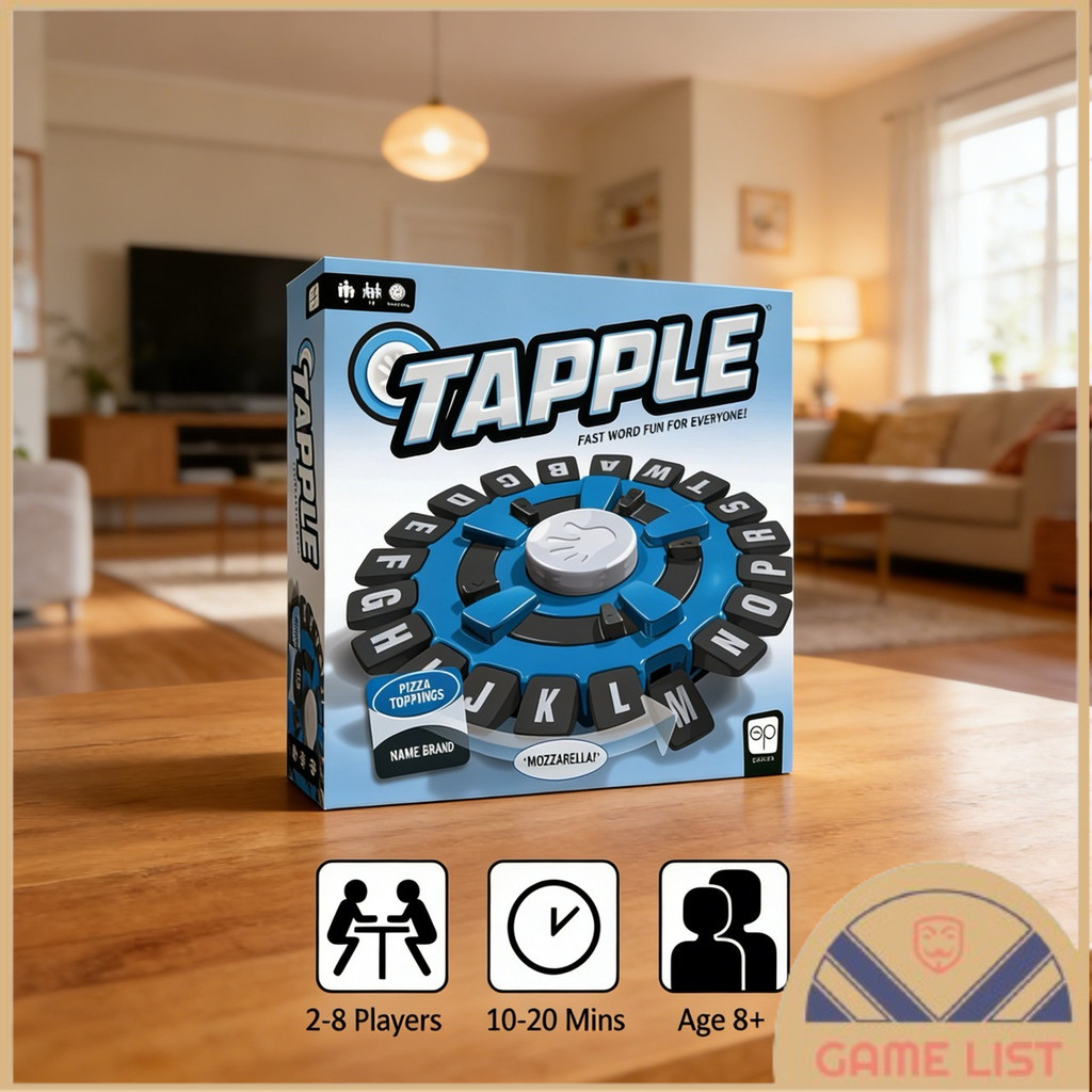 [Local Store]Tapple Fast Word Game Fast-Paced Family Board Game ...