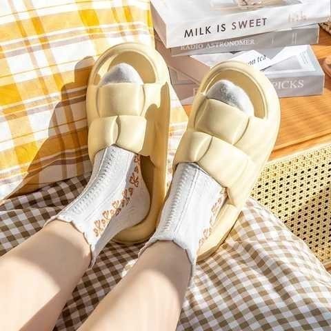 POPmaker Sandal Slop Unisex Karet Tebal Polos - Gambar 4