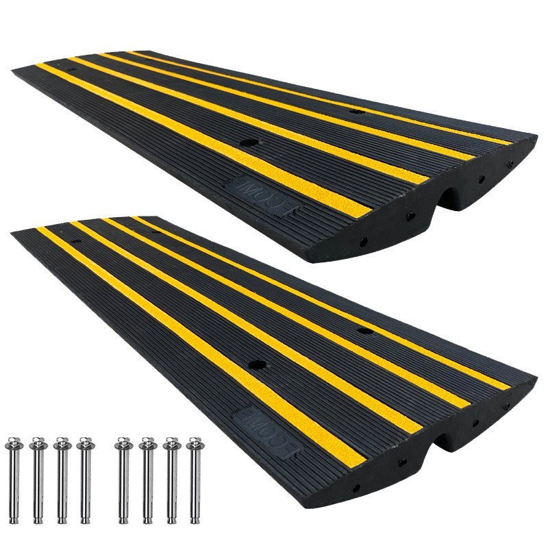 Rubber Heavy Duty Car Ramp Step Mat Slope Mat Rubber Curb Ramp ...