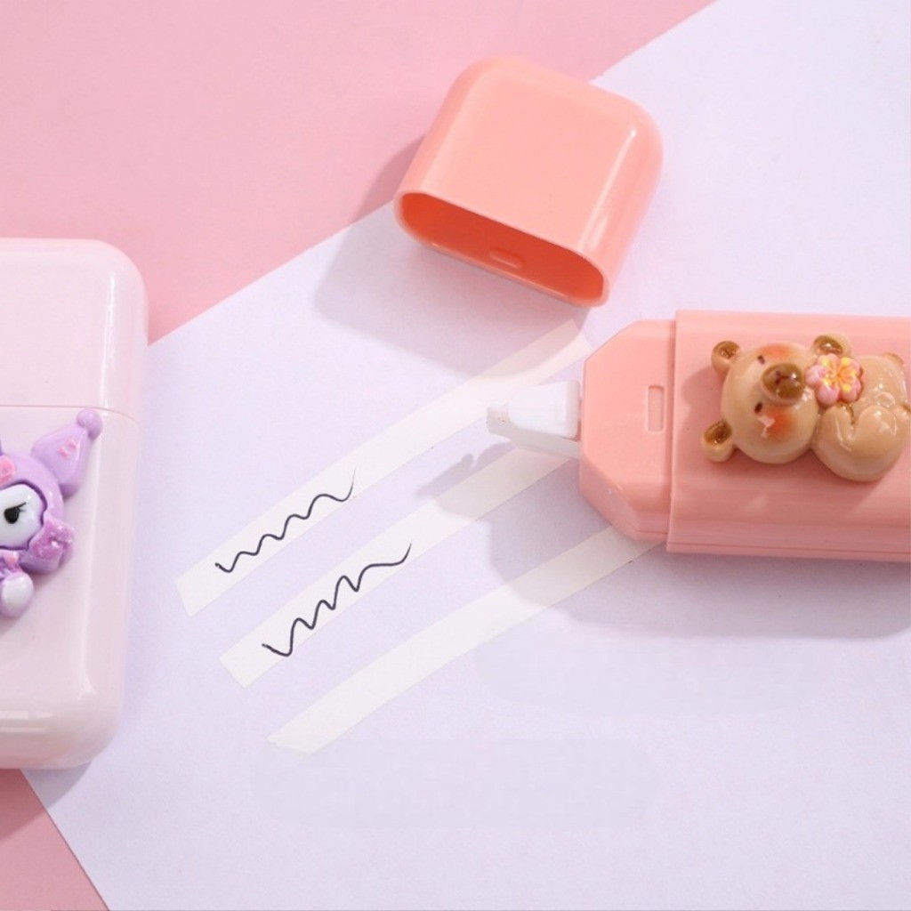 POPmaker Tipe X 6 Pcs Correction Tape 3D Lucu - Gambar 3