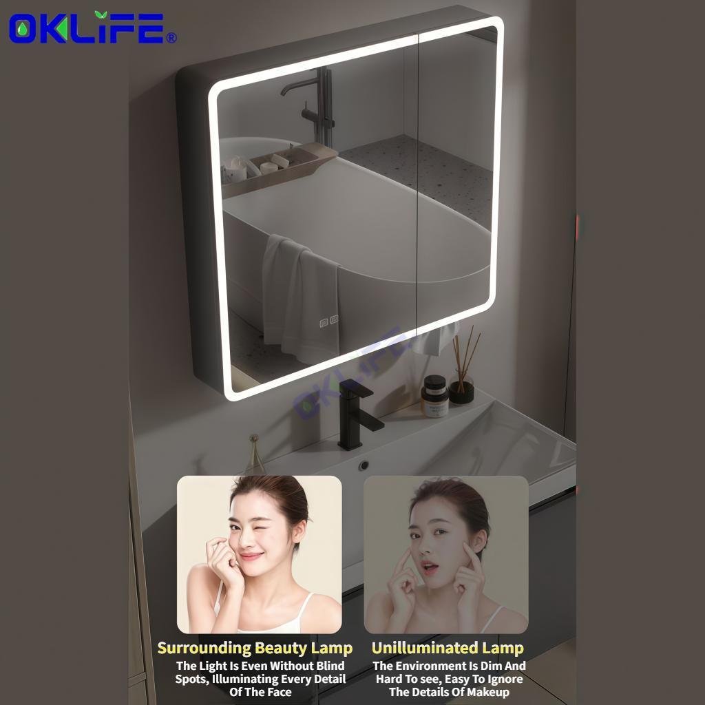 Honeycomb Aluminum Bathroom Vanity with Tissue Slot and Integrated Ceramic Basin view 7
