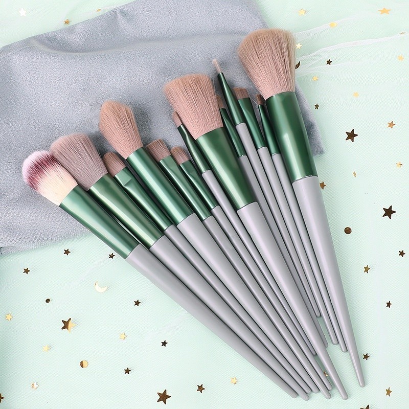 POPmaker Shop Brush Makeup Set 13 Pcs Profesional - Gambar 3