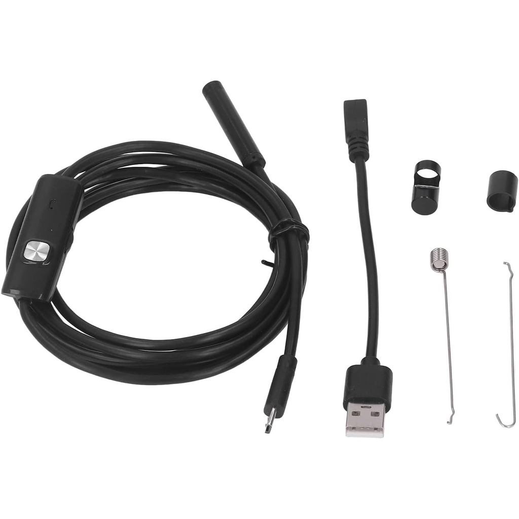 USB Industrial Endoscope Inspection Camera with 6 LED Lights for Drain ...