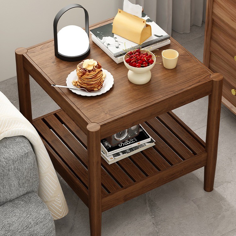 Solid Wood Side Table for Living Room, Home Sofa Side, Chinese Style ...