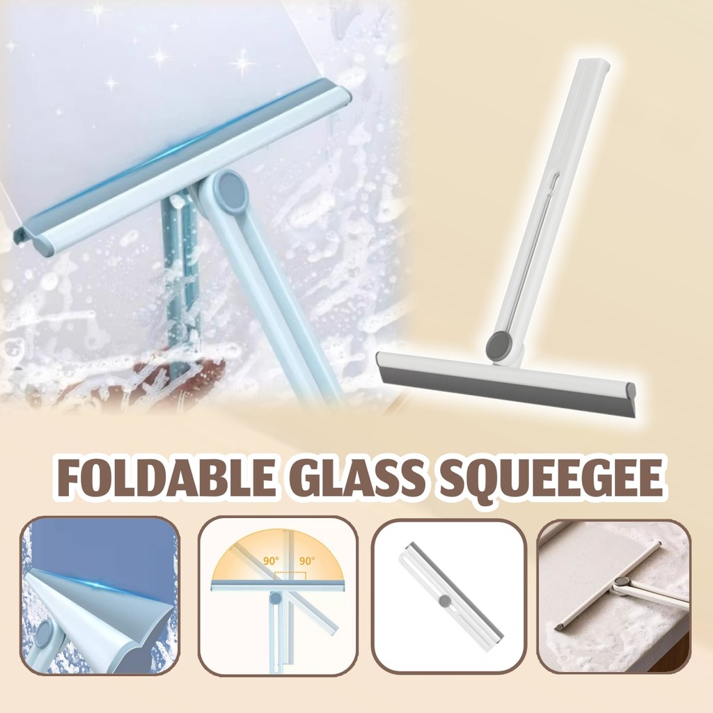 180 Rotatable Foldable Window Scrapers Multifunctional Bendable Head ...