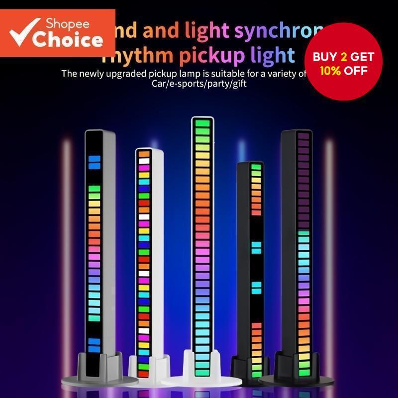 1pc Voice-controlled LED ambient light USB data cable powered ambient ...