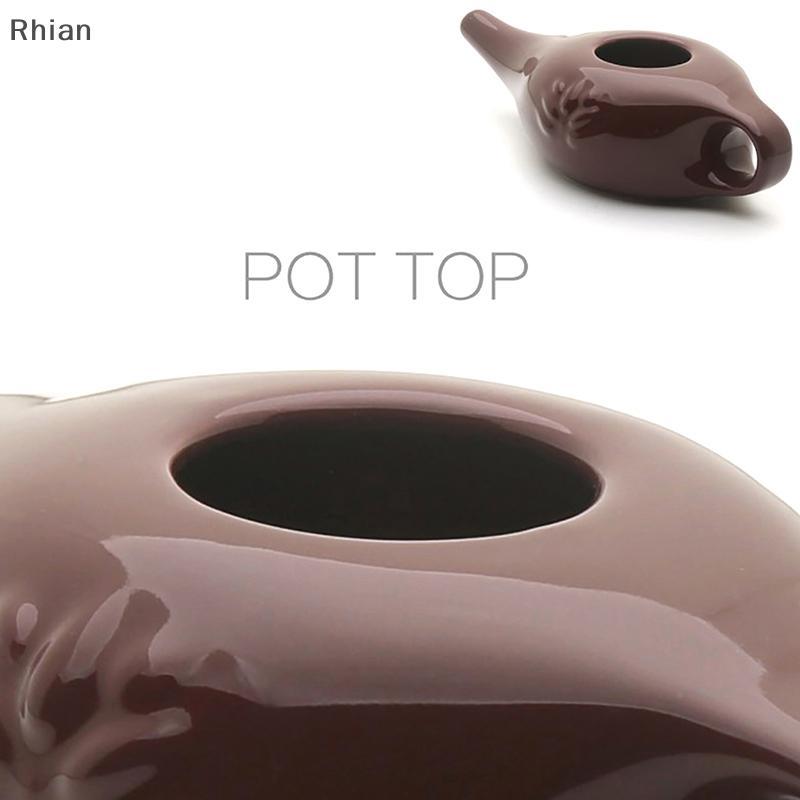 [Rhian] 250ml Ceramic Neti Pot Nasal Wash System Cleaner Nose Washing ...