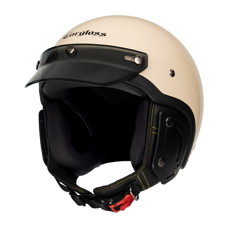 Cargloss CFS Chips Retro Helm Half Face - Avorio - Gambar 2