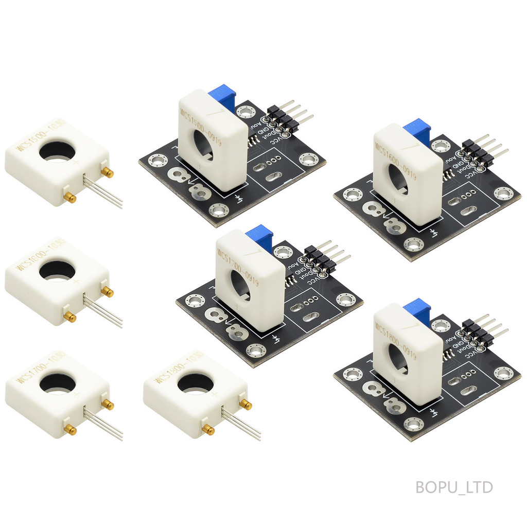 WCS1600 WCS1700 WCS1800 3-5V Hall Current Sensor Adjustable DC 100A 70A ...