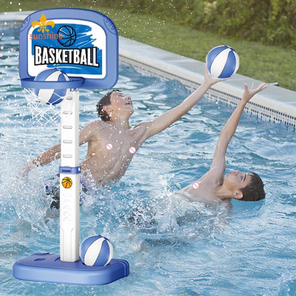 Swimming Pool Basketball Hoop Adjustable Height Swimming Pool ...