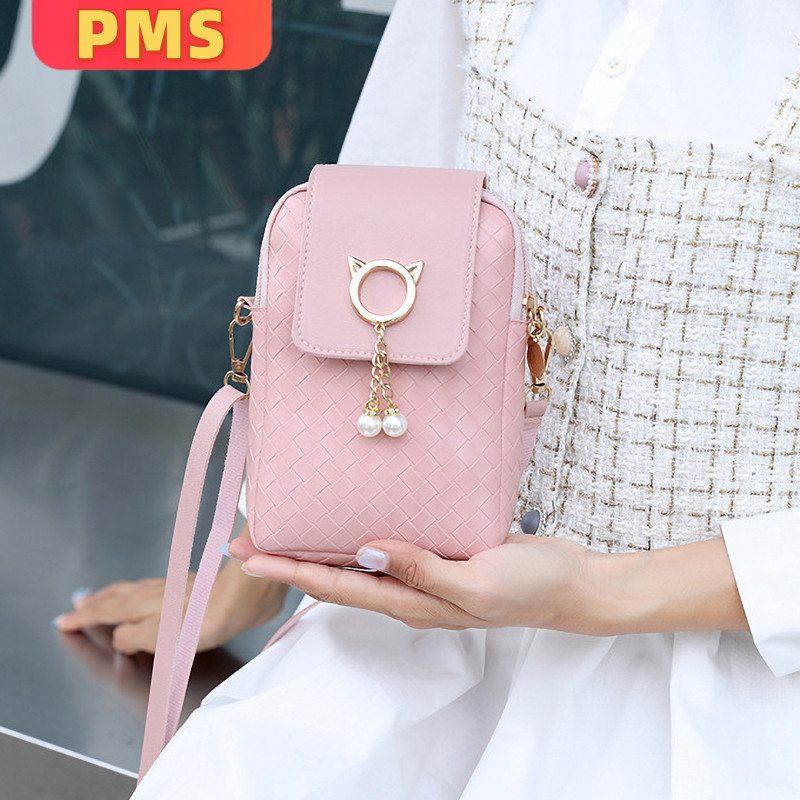 POPmaker shop T106 Tas Selempang Wanita Korea Import REAL PICT - Tas Handphone Fashion untuk Gaya Kekinian Desain Minimalis dan Nyaman Dipakai Sehari-hari COD - Gambar 2