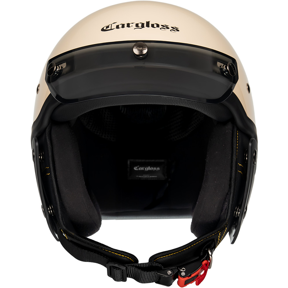 Cargloss CFS Chips Retro Helm Half Face - Avorio - Gambar 4