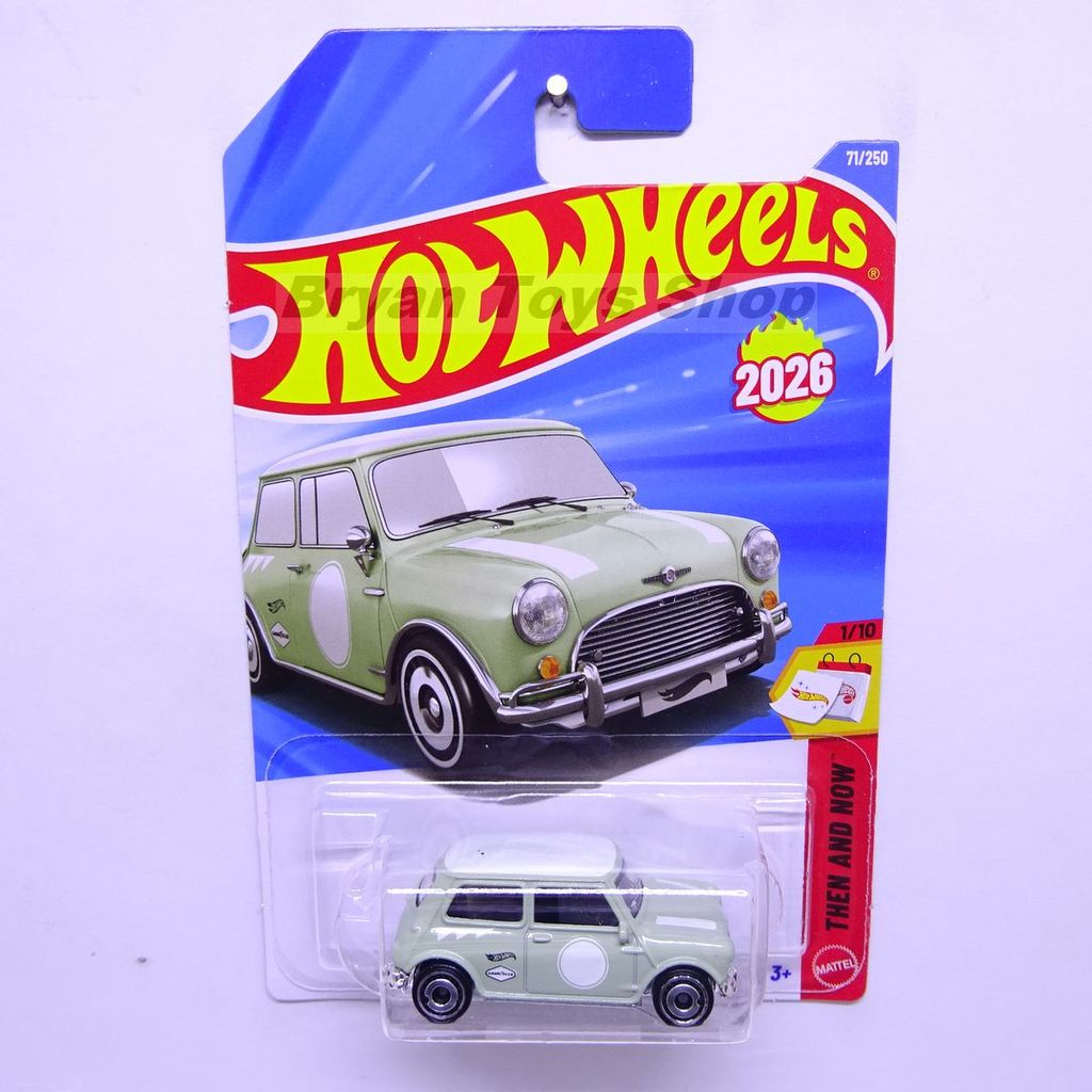 HIJAU Hot Wheels Austin Mini Cooper S Green | Shopee Singapore