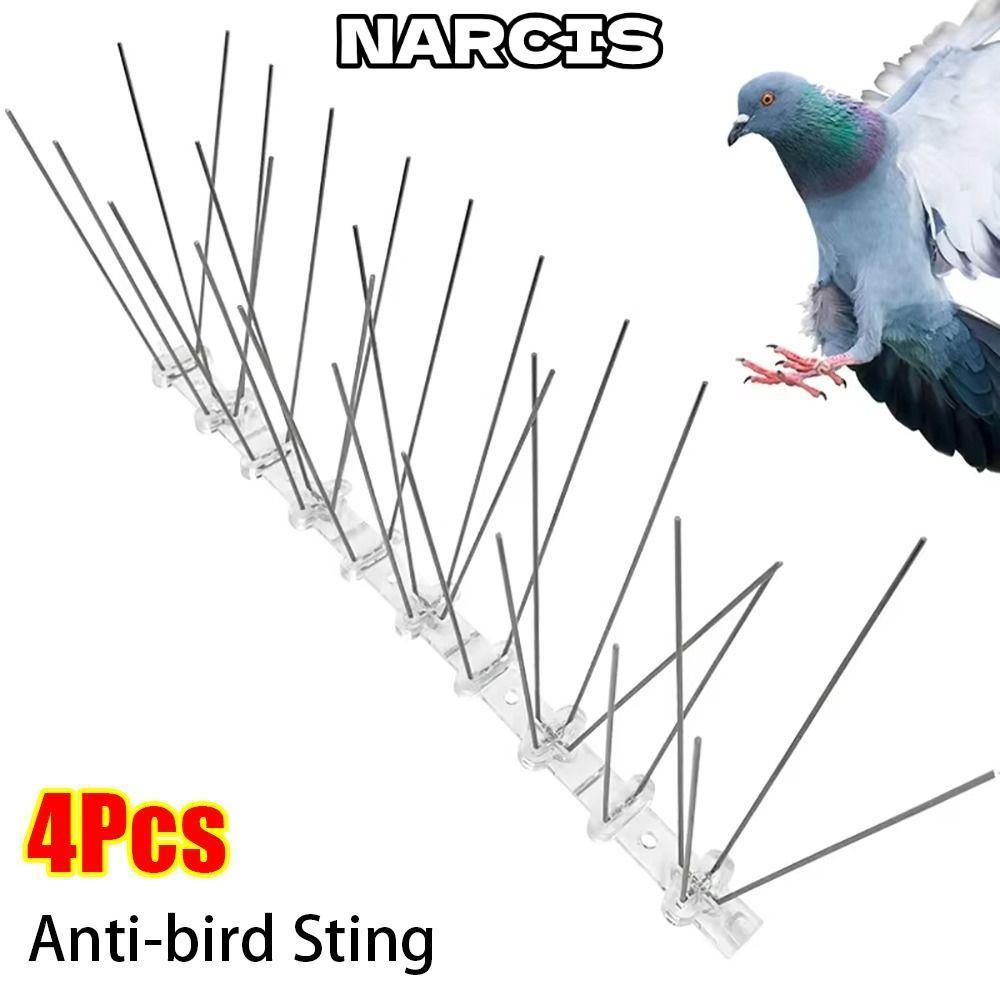 NARCIS 1/4Pcs Bird Proof Nails, 25cm Stainless Steel Anti-bird Sting ...