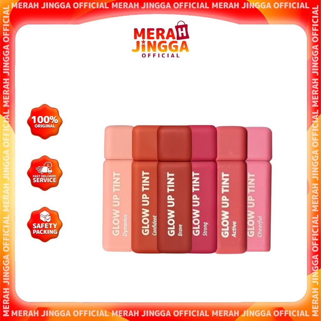 Raecca Glow Up Tint / Merah Jingga Official