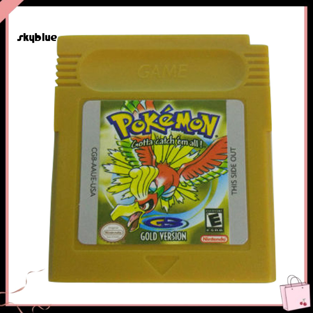 [Sy] Game Cards Cartridge for Nintendo Pokemon GBC Game Boy Color ...