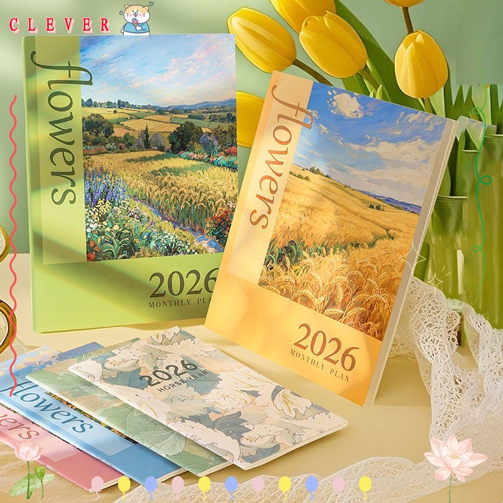 CLEVER 2026 Schedules Notebook, A4 A5 24 Sheets Planner Notebook ...
