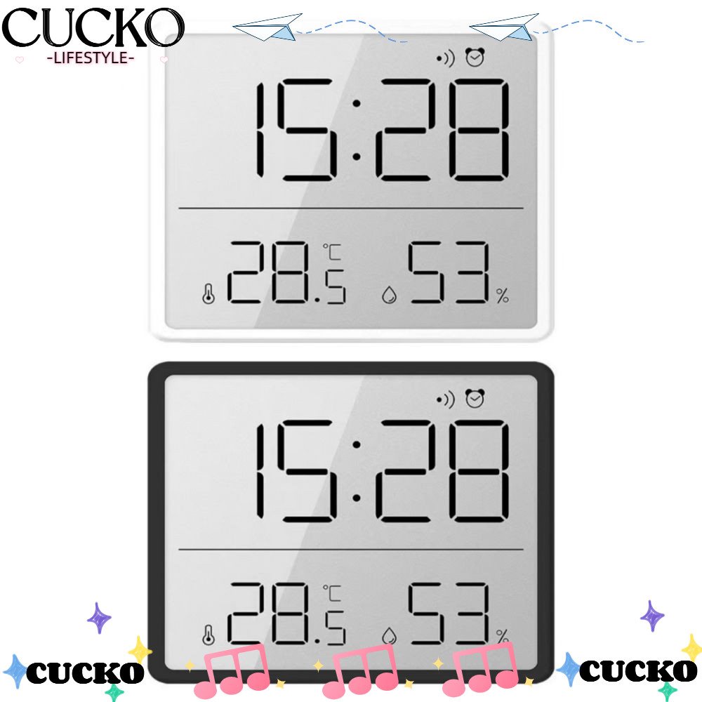 BACKSTR Hanging Clock, Magnetic Large LCD Screen Digital Alarm Clock ...