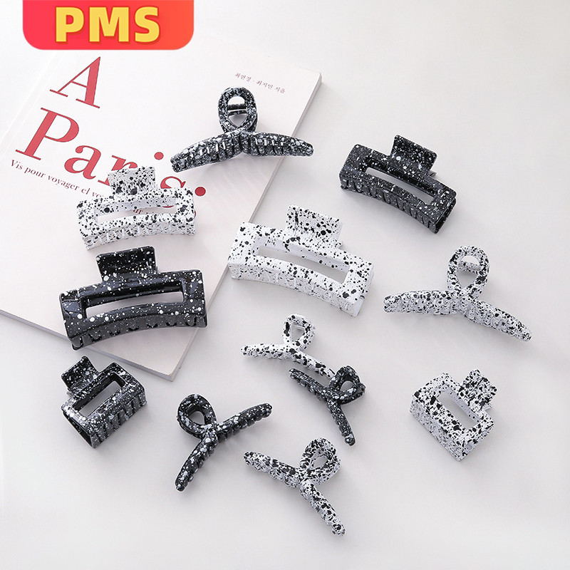POPmaker Jepit Rambut Kotak Bolong Motif Sapi Lucu