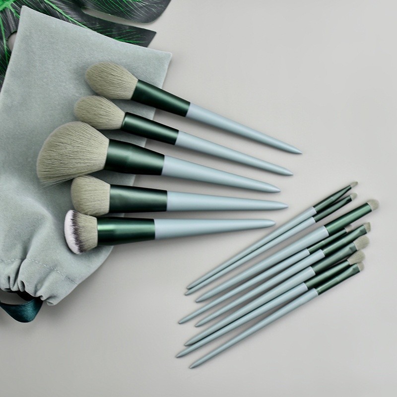 POPmaker Shop Brush Makeup Set 13 Pcs Profesional - Gambar 4