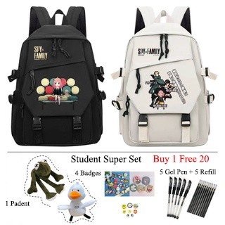 OC8 Anime Spy X Family Loid Forger Anya Yor Yur Laptop Backpack lelaki ...