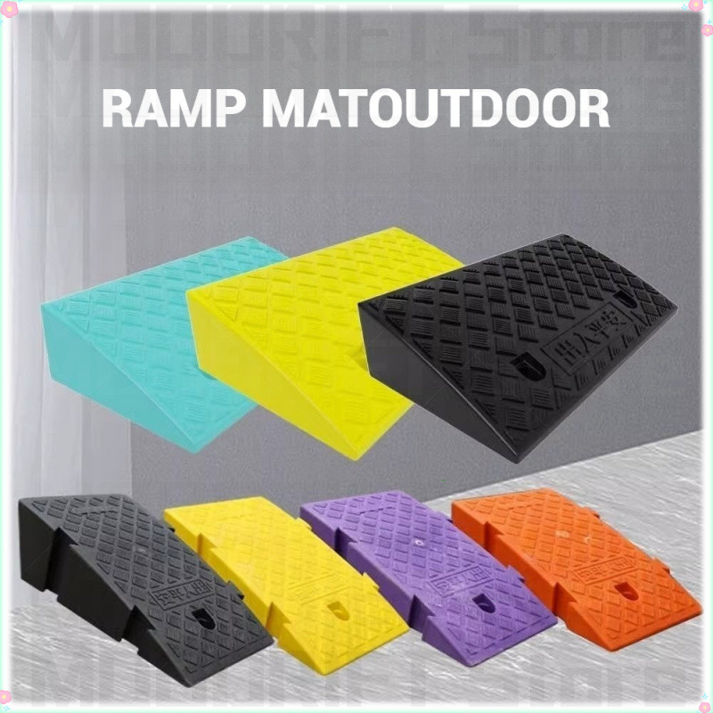 Ramp Pad Outdoor plastic slope pad road curb vehicle uphill pedal ...