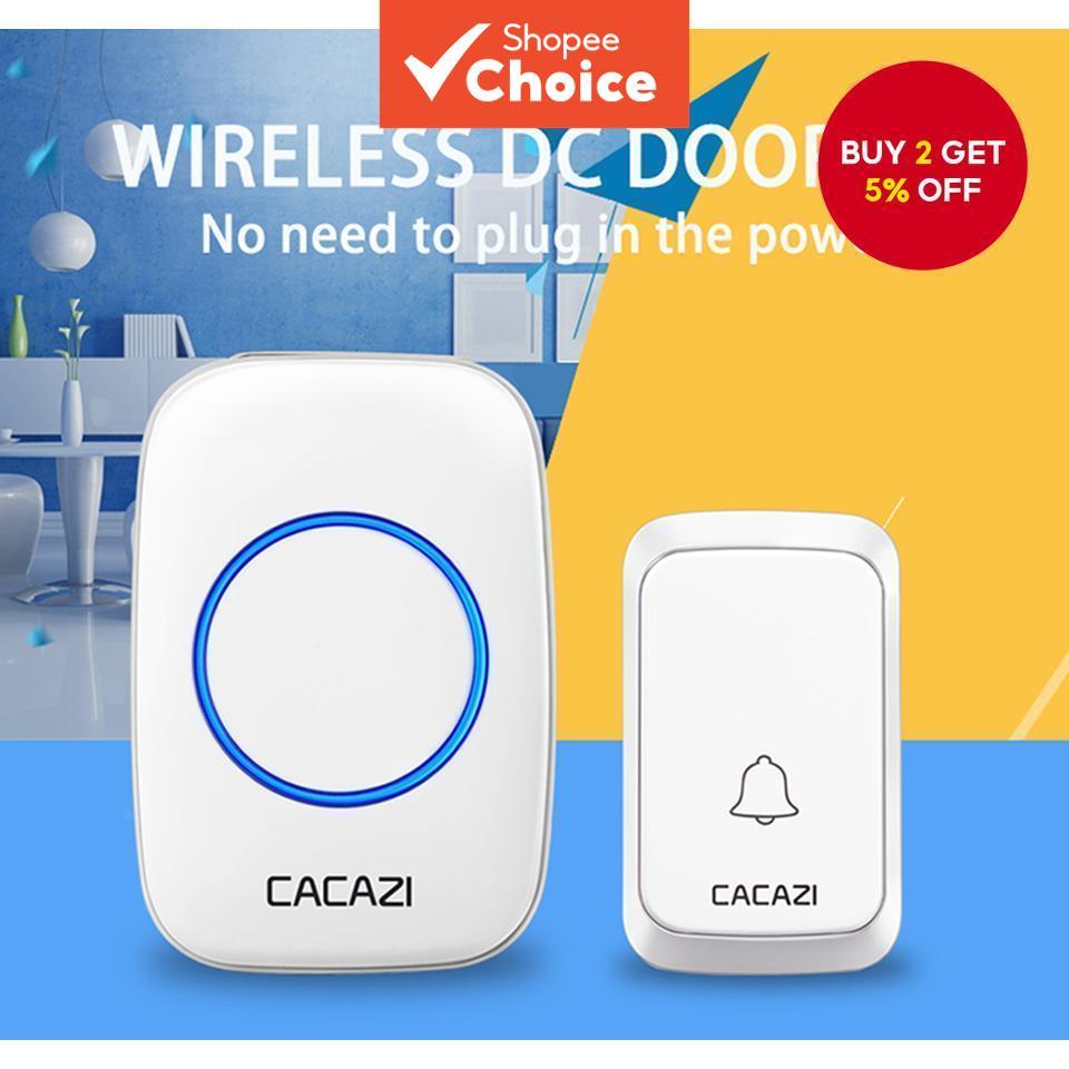 Wireless doorbell, waterproof call bell battery operated chime at 1000 ...