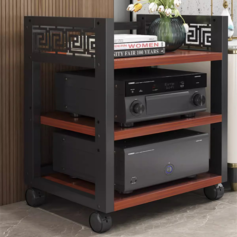 Multi-layer Amplifier Rack Cabinet Movable CD Tube Amplifier Audio ...