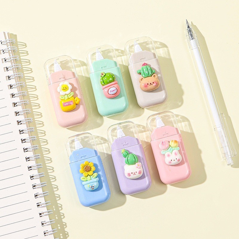 POPmaker Tipe X 6 Pcs Correction Tape 3D Lucu - Gambar 2
